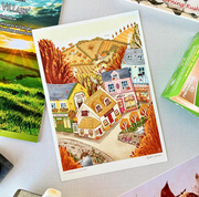 An Emerald Autumn Print