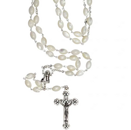 Rosary Beads from Ireland - mother of pearl