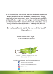 The Islands of Ireland booklet ~ Complied by Katharine