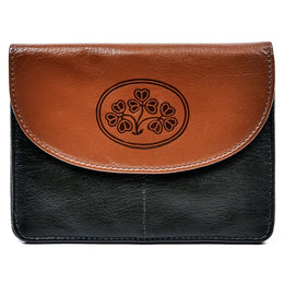 Tinnakeenly Irish Leathers Shamrock Spray Wallet