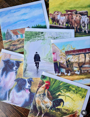 Irish Countryside Art Card Set (6 Cards)