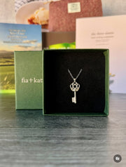 Dúchas Sterling Silver Key Pendant
