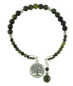 Connemara Marble tree of life bracelet