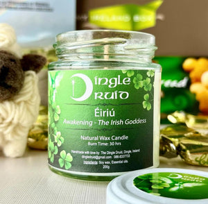 Awakening - Éirú - The Irish Goddess Natural Candle by The Dingle Druid