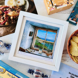 Irish Island Cottage Framed Print