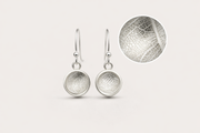 Sterling Silver Sycamore Leaf Earrings by Louise Maguire