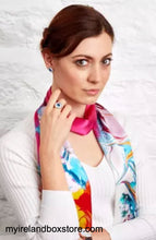 Load image into Gallery viewer, Meab enamels Hot Pink Silk Scarf