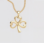 The Gold Shamrock Pendant