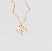 The Gold Shamrock Pendant