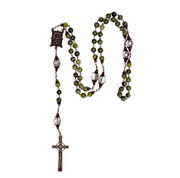 Boxed Book of Kells Connemara Marble Rosary Beads
