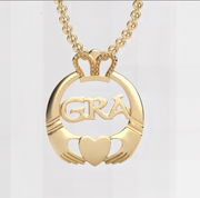 Grá Claddagh Pendant