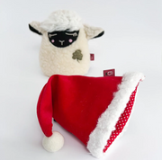 Handmade felt Santa hat for September sheep