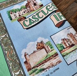 Samuel Lamont Irish Castles Tea Towel