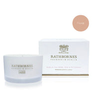 Load image into Gallery viewer, Rathbornes Dublin Tea Rose, Oud &amp; Patchouli Scented Luxury Candle