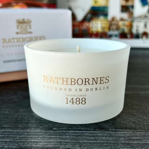 Rathbornes Dublin Tea Rose, Oud & Patchouli Scented Luxury Candle