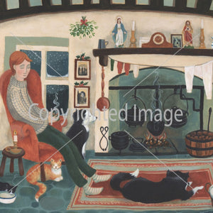 Saffron Willis Art Print ~ Within the Cottage