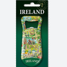 Load image into Gallery viewer, Ireland Activity Map Bottle Opener - Fridge Magnet