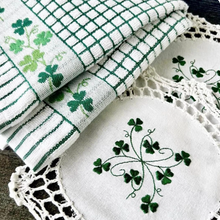 Load image into Gallery viewer, Shamrock Doily Set of Two