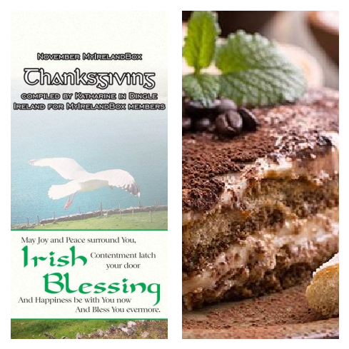 Thanksgiving booklet ~ Complied by Katharine & an Irish Cream Tiramisu Recipe