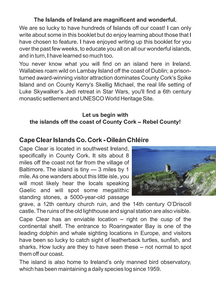 The Islands of Ireland booklet ~ Complied by Katharine