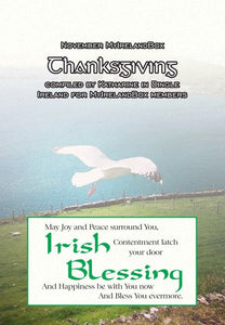 Thanksgiving booklet ~ Complied by Katharine & an Irish Cream Tiramisu Recipe