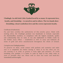 Load image into Gallery viewer, The Irish Love/Claddagh silver pendant