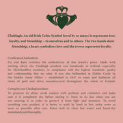 The Irish Love/Claddagh silver pendant